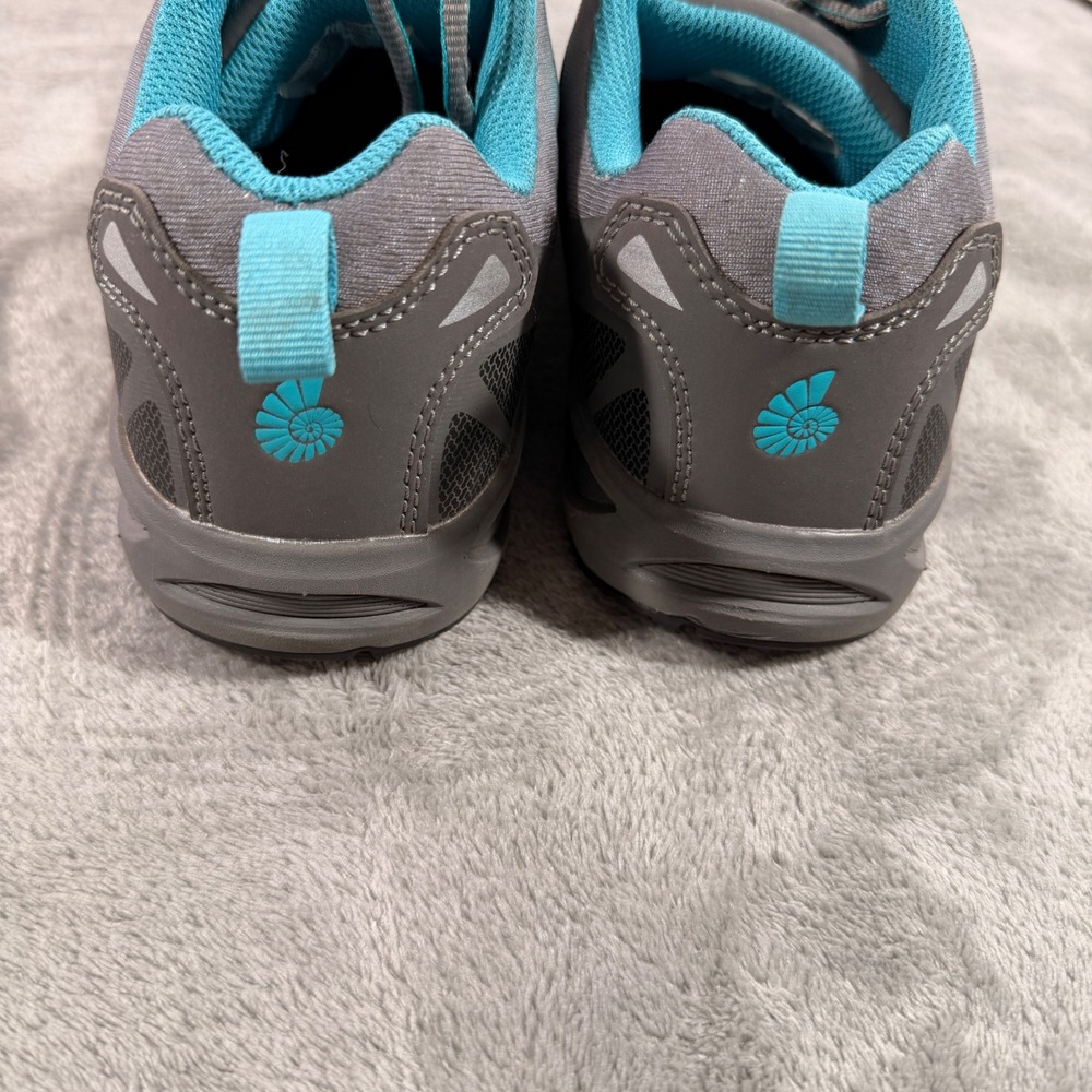 Nautilus‎ Safety Footwear Shoes Womens 8.5M Grey Teal Composite Toe ESD N2485M - Picture 2 of 9
